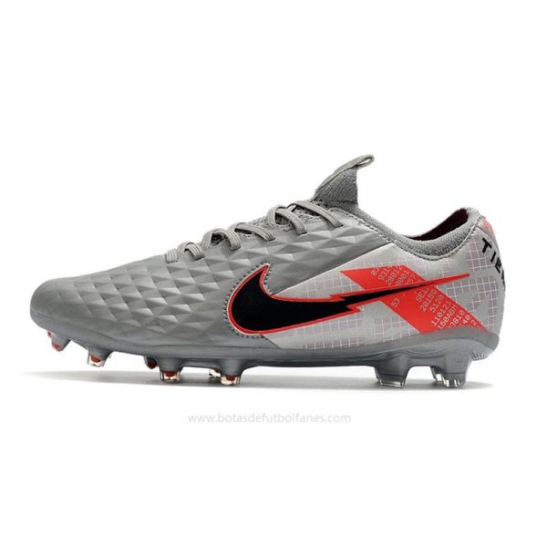 Nike Tiempo Legend VIII Elite FG Gris Negro Rojo